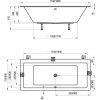Акриловая ванна Ravak Formy 01 Slim 170x75 C691300000