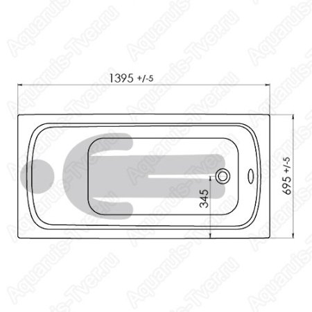 Акриловая ванна Triton Ультра 140х70