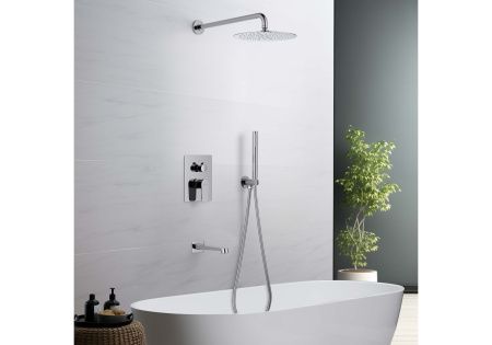 Душевая система Aquatek Оберон AQ1273CR Душевая система Aquatek Оберон AQ1273CR