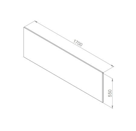 Экран для ванны Am.Pm Inspire V2.0 170см W52A-170-075W-P