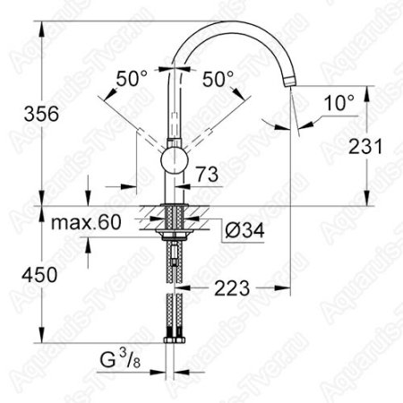 Смеситель Grohe Minta для кухни 32917KS0