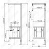 Инсталляция Cersanit Link Pro с унитазом Cersanit City с микролифтом кнопка хром/белый 64277