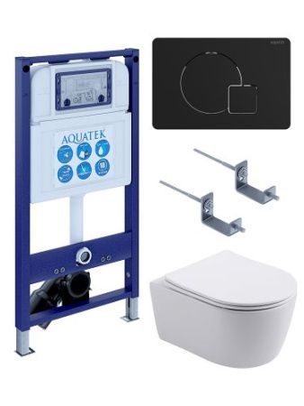 Инсталляция Aquatek с унитазом Aquatek Европа SET AQUATEK ЕВРОПА New-069 4в1