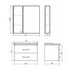 Тумба Comforty Неаполь-65 00004148729CF с раковиной Comforty-50165