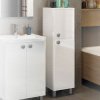 Пенал Comforty Флоренция 35см белый глянец
