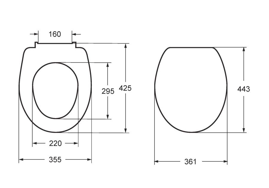 Крышка-сиденье Roca Victoria