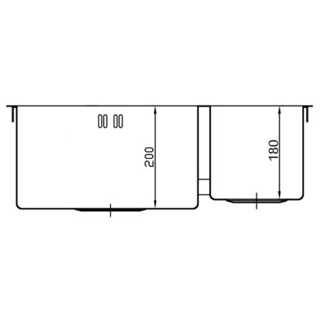 Мойка кухонная Seaman Eco Marino 57.5x48.5 (R) SMV-575DR.B