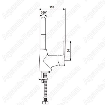 Смеситель Vidima Uno для раковины BA235AA