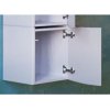Шкаф одностворчатый Raval Moon 33см Moo.04.45/P/W белый глянец