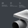 Трап для душа Am.Pm PrimeFlow Cut Gradient, 10х10 W02BD-P11-010-01SB