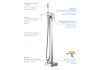 Смеситель для ванны Aquatek Либра AQ1645CR