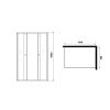 Душевой уголок Niagara Eco NG-1118-14QMT 110x80