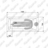Чугунная ванна Byon 150x70 V0000223