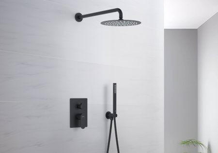 Душевая система Aquatek Оберон AQ1272MB Душевая система Aquatek Оберон AQ1272MB