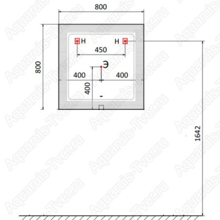 Зеркало Jorno Karat 80 с LED подсветкой и бесконтактным включателем