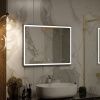 Зеркало Continent Frame Black 80x60