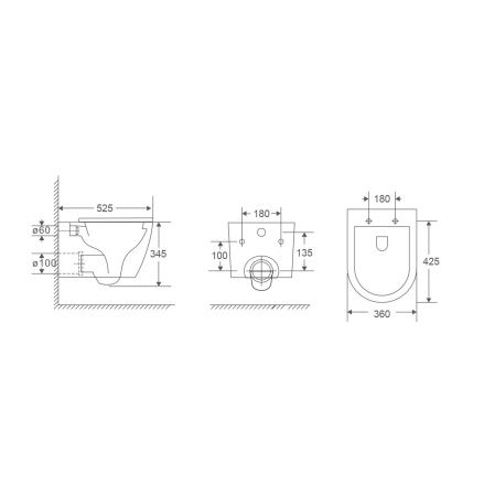 Унитаз Grossman GR-4415SQ