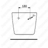 Биде подвесное WeltWasser Gelbach 005 MT-BL