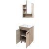 Тумба Comforty Марио 60см 00003131980CF с раковиной Quadro-60