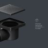 Трап для душа Am.Pm PrimeFlow Cut Gradient, 10х10 W02BD-P11-010-01BM