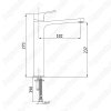 Смеситель для раковины  E.C.A. Tiera 102188002C1EX