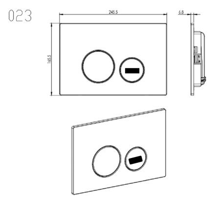 Инсталляция для унитаза Aquatek Sensor для лиц с ограниченными возможностями INSE-0000002.36