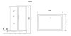 Душевая кабина Niagara 120x90 NG-7711GBK