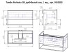 Тумба с раковиной Dreja Eco Perfecto 90 99.0813 дуб эврика/белый глянец