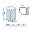 Душевая кабина WeltWasser Emmer 11015-2 110х110