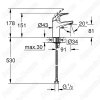 Смеситель для раковины Grohe BauCurve 32848000