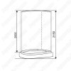 Душевая кабина Style S-08 120x80 (R)