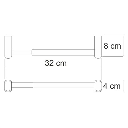 Держатель бумажных полотенец WasserKRAFT Berkel K-6891, 32cm