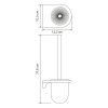 Ершик настенный WasserKRAFT Kammel K-8327