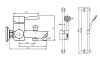 Смеситель для ванны Dorff Logic D0103030SS