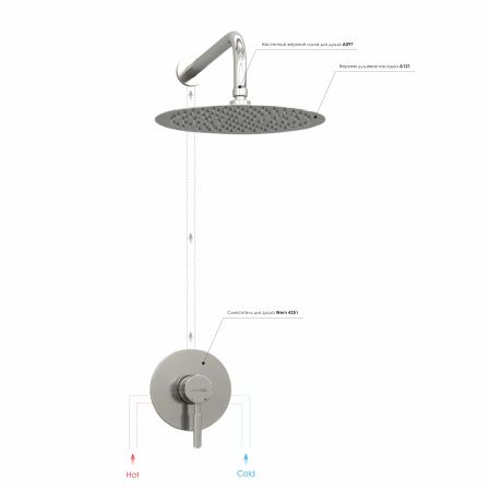 Душевая система WasserKRAFT Wern A12497