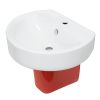 Раковина Sanita Luxe Best 55.5см WB.PD/Best/55-C/WHT.G/S1