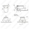 Унитаз подвесной Vitra V-Care Basic 5674B003-6193