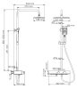 Душевая система WasserKRAFT A11401
