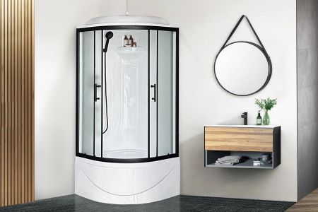 Душевая кабина Royal Bath BK 90x90 RB90BK1-M-BL Practic