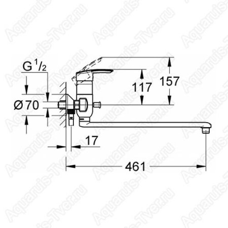 Смеситель Grohe Multiform для ванны