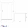 Душевая кабина Parly Bett 120 120x80