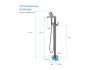 Смеситель для ванны Aquatek Бетта AQ1145BGM
