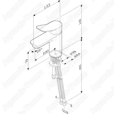 Смеситель для раковины Am.Pm X-Joy F85A02122