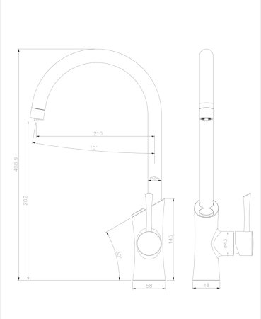 Смеситель Lemark Comfort LM3072C для кухни с переключателем на фильтр