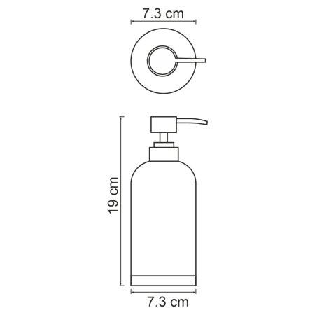 Дозатор для жидкого мыла WasserKRAFT Vils K-6199