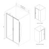 Душевая дверь Am.Pm Gem Solo W90G-100-1-195BM