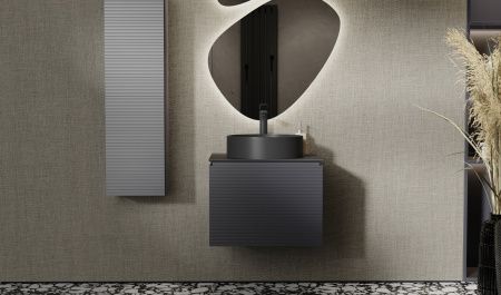 Тумба под раковину Jorno Stone 60см Stn.01.60/P/A/JR