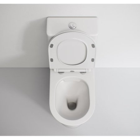 Унитаз-компакт Cerutti Bernina CT7193 без смывного обода с микролифтом