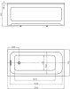 Акриловая ванна Aquatek Мия 150x70