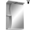 Шкаф-зеркало Stella Polar Верея 50см белый глянец (R)